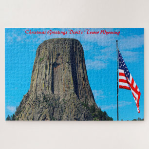 Teufelsturm Wyoming. Puzzle