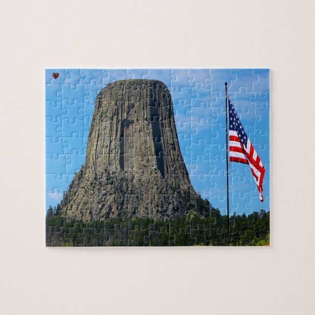 Teufelsturm Wyoming Puzzle (Horizontal)
