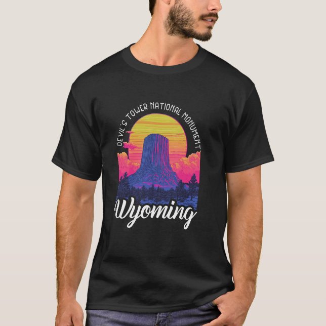 Teufelsturm Wyoming T-Shirt (Vorderseite)
