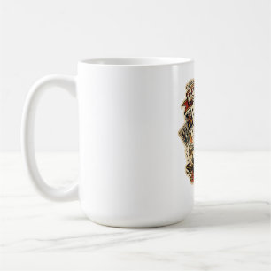 Teufelswerk Sly Fox Tarotkarten-Tattoo-Flash Mysti Kaffeetasse