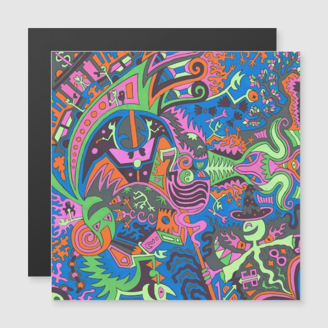 teuflisch gut  magnetkarte (Vorne/Hinten)