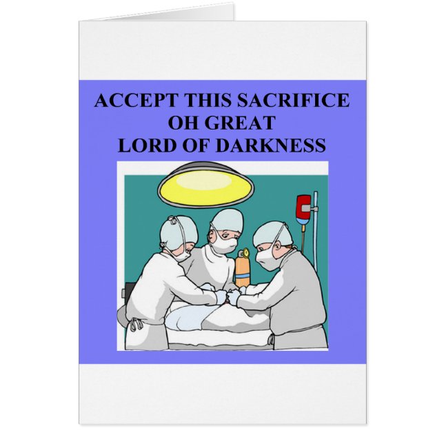 teuflischer Doktor-/Chirurgwitz (Vorne)