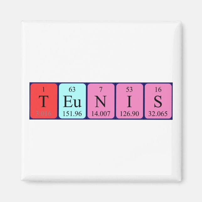 Teunis Periodenmagnet Magnet (Vorne)