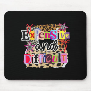 Teure Schwierige Vintage Mixed Media Design Mousepad
