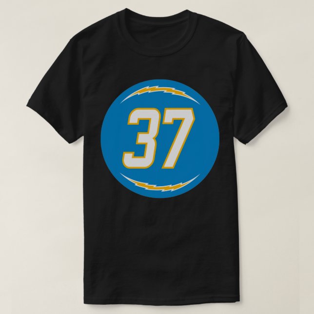 Tevaughn Campbell Number 37 Jersey Los Angeles Cha T-Shirt (Design vorne)