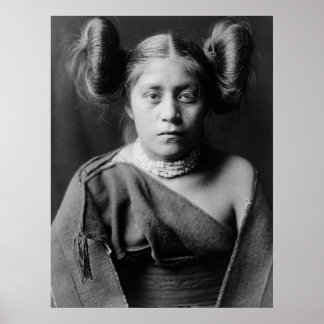 Tewa Indian Maiden, Anfang der 1900er Poster