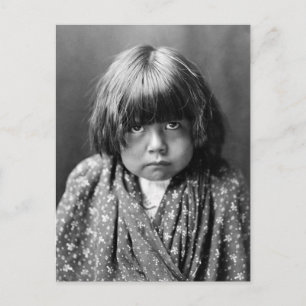 Tewa-Indianermädchen, 1905 Postkarte