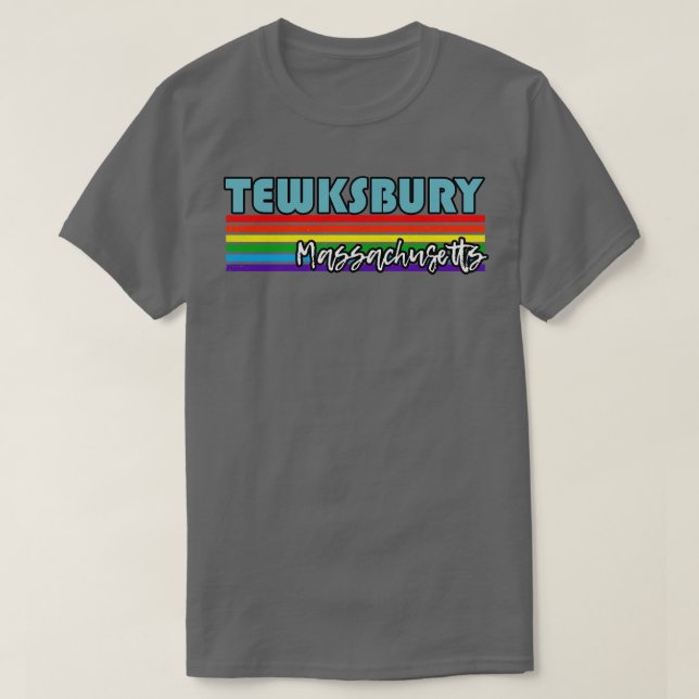 Tewksbury Massachusetts Pride Tewksbury LGBT-Gesch T-Shirt (Design vorne)