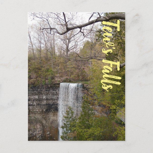 Tews Falls Hamilton Ontario Kanada Postcard Postkarte (Vorderseite)