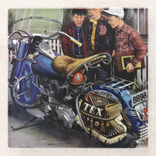 Tex Motorrad Glasuntersetzer