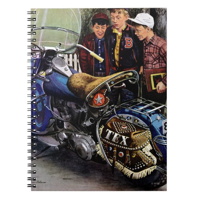 Tex Motorrad Notizblock (Vorderseite)