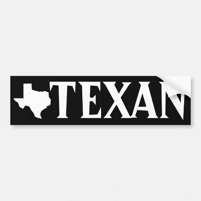 Texan Autoaufkleber (Vorne)