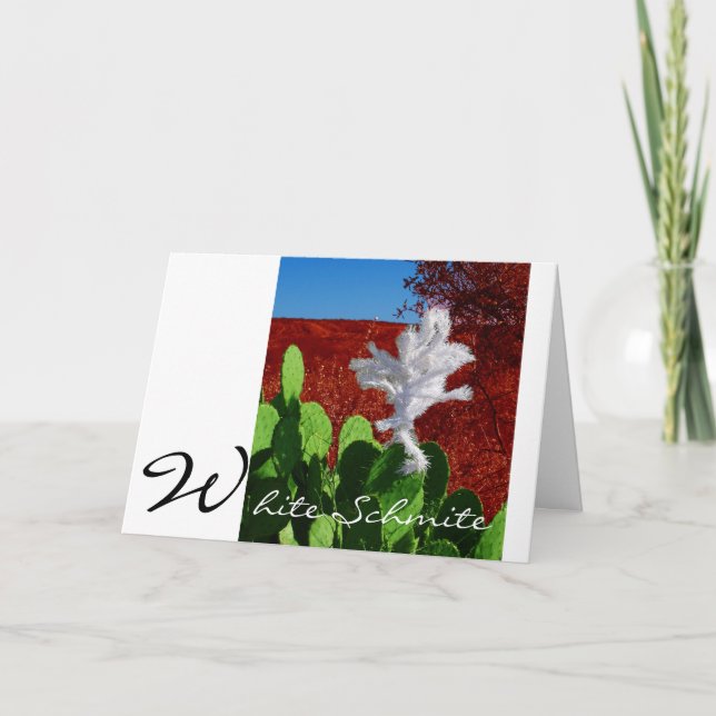 Texan Christmas Feiertagskarte (Vorderseite)