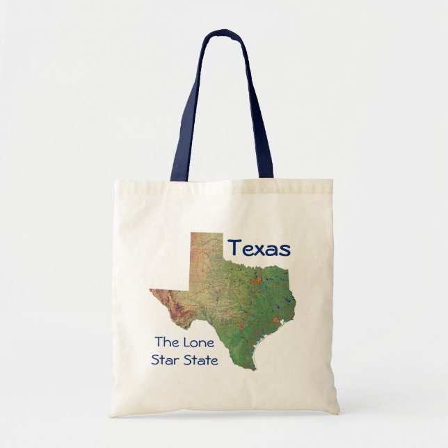 Texan-Karten-Tasche Tragetasche (Vorne)