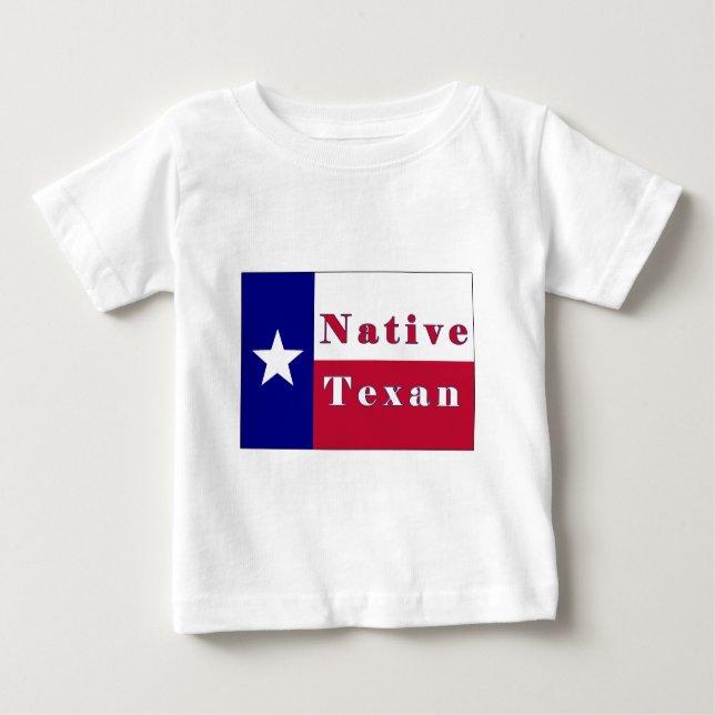 Texan Lone Star Flag Baby T-shirt (Vorderseite)