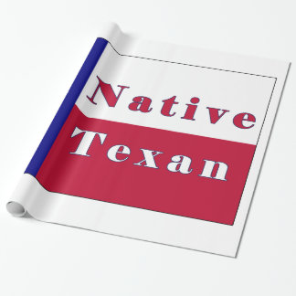 Texan Lone Star Flag Geschenkpapier