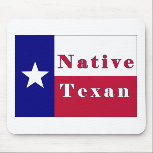 Texan Lone Star Flag Mousepad