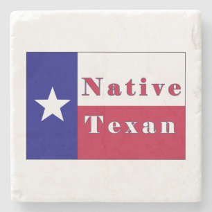 Texan Lone Star Flag Steinuntersetzer