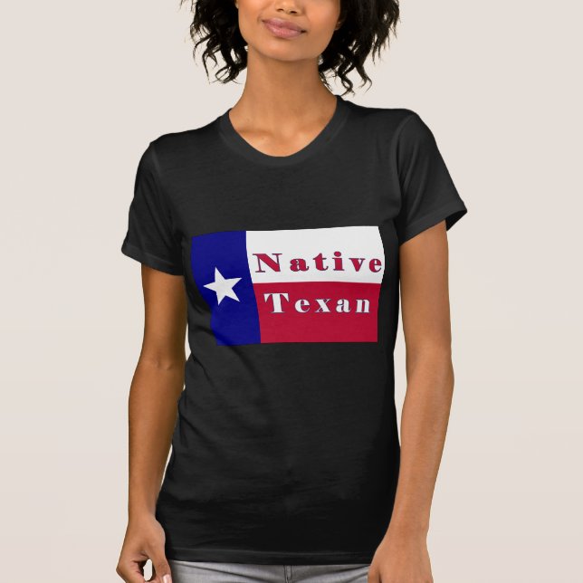 Texan Lone Star Flag T-Shirt (Vorderseite)