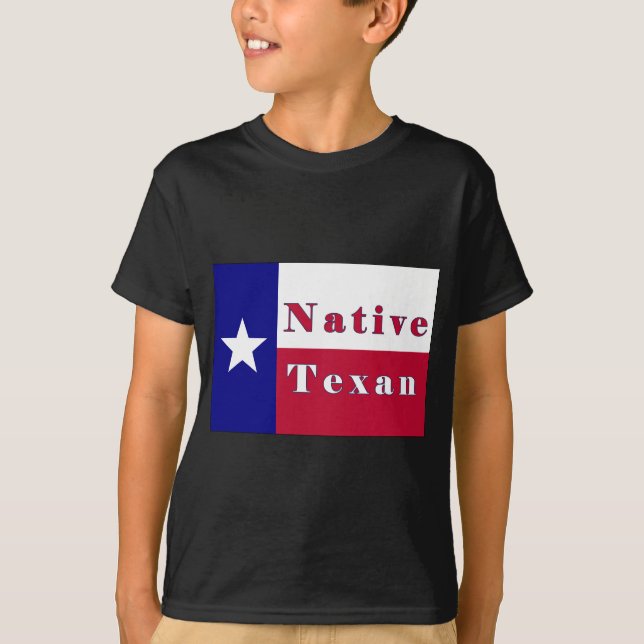 Texan Lone Star Flag T-Shirt (Vorderseite)