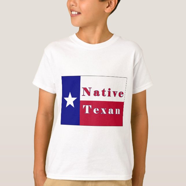 Texan Lone Star Flag T-Shirt (Vorderseite)