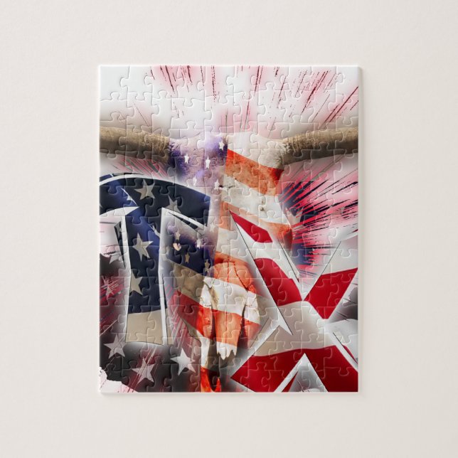 Texan Texas Puzzle (Vertikal)