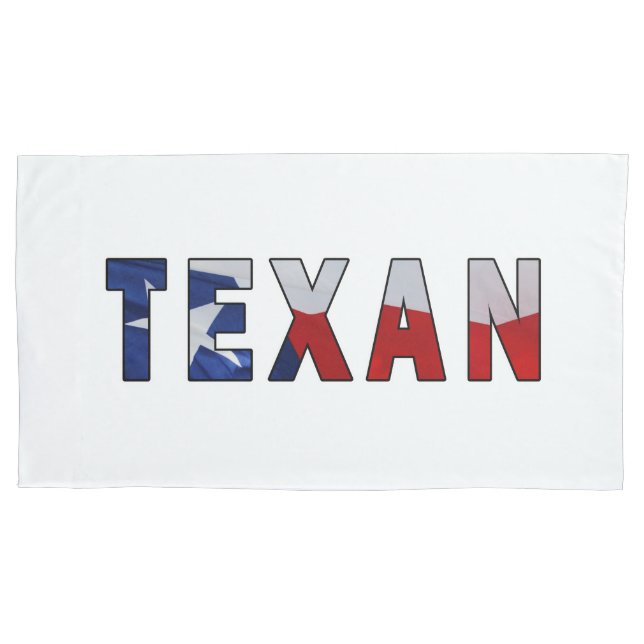 Texan Waving Flag Kissenbezug (Vorderseite)