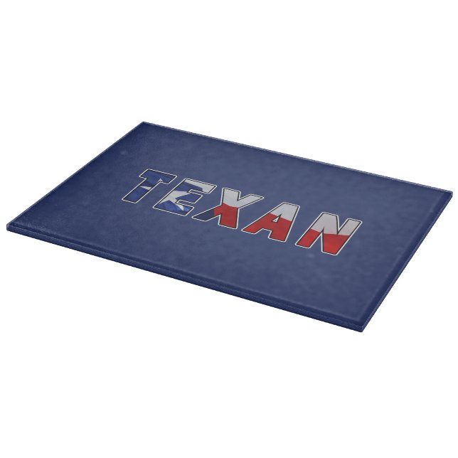 Texan Waving Flag Schneidebrett (Ecke)