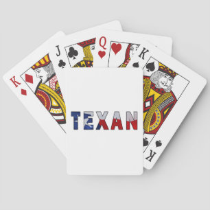 Texan Waving Flag Spielkarten