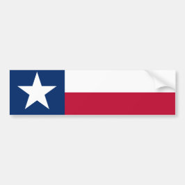 Texanische Staatsflagge (Texas) Autoaufkleber