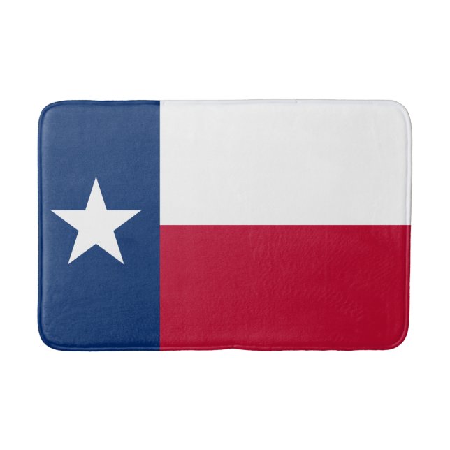 Texanische Staatsflagge (Texas) Badematte (Vorderseite)