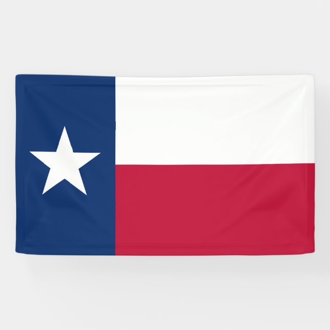 Texanische Staatsflagge (Texas) Banner (Horizontal)