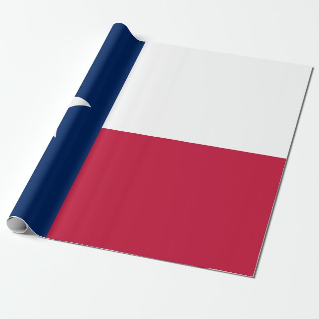 Texanische Staatsflagge (Texas) Geschenkpapier (Ungerollt)