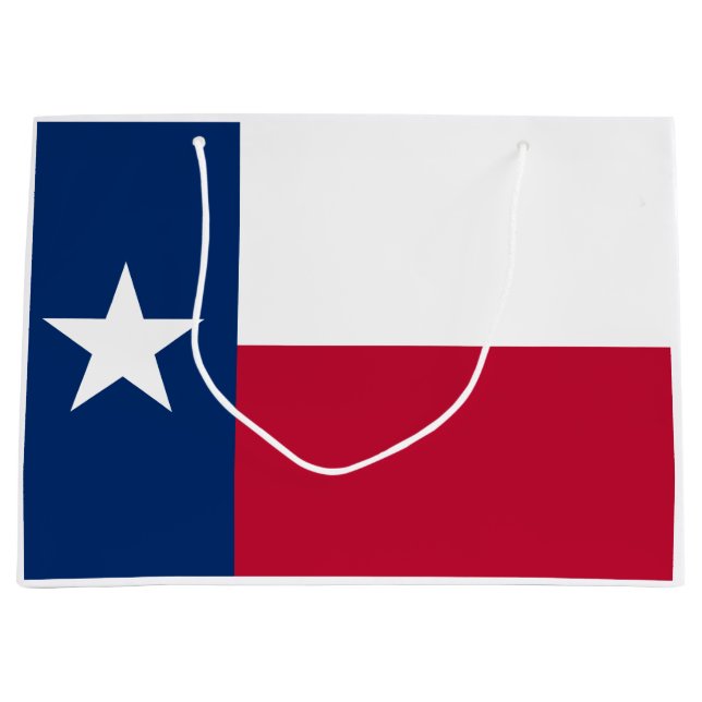 Texanische Staatsflagge (Texas) Große Geschenktüte (Vorderseite)