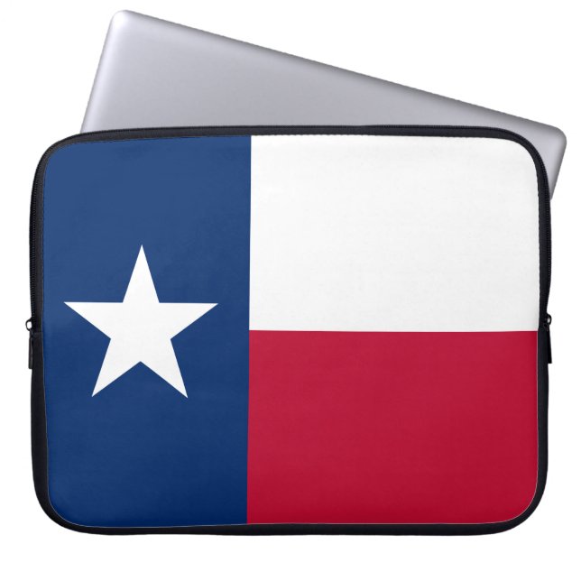 Texanische Staatsflagge (Texas) Laptopschutzhülle (Vorderseite)