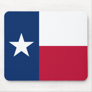 Texanische Staatsflagge (Texas) Mousepad