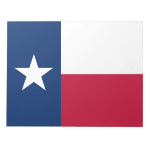 Texanische Staatsflagge (Texas) Notizblock