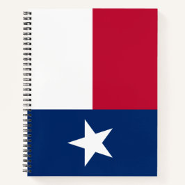 Texanische Staatsflagge (Texas) Notizbuch