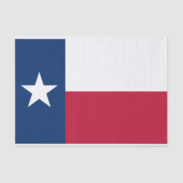 Texanische Staatsflagge (Texas) Seidenpapier (Vorderseite)