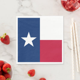 Texanische Staatsflagge (Texas) Serviette