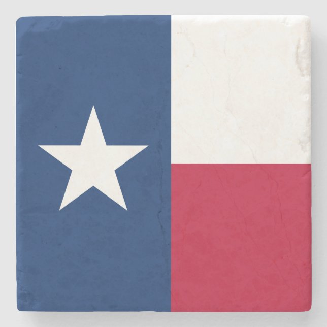 Texanische Staatsflagge (Texas) Steinuntersetzer (Vorderseite)