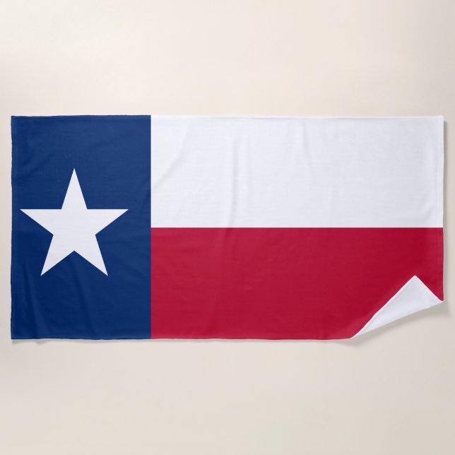 Texanische Staatsflagge (Texas) Strandtuch (Vorderseite)