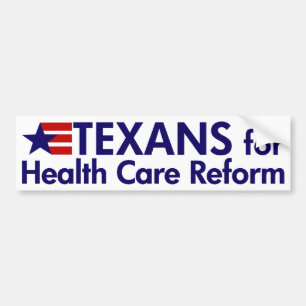 Texans für Gesundheitswesen-Reform-Autoaufkleber Autoaufkleber