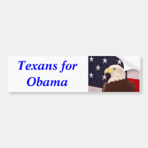 Texans für Obama-Autoaufkleber 2012 Autoaufkleber