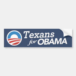 Texans für Obama-Autoaufkleber (KUNDENSPEZIFISCHE Autoaufkleber