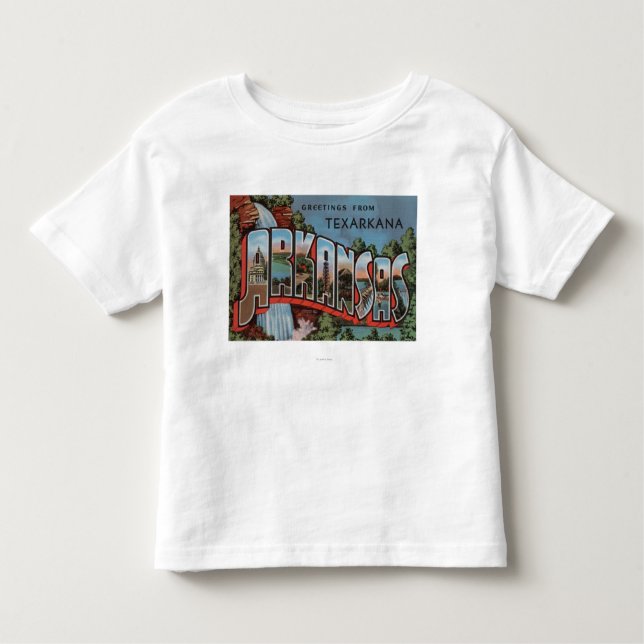 Texarkana, Arkansas (Wasserfall-Szene) Kleinkind T-shirt (Vorderseite)