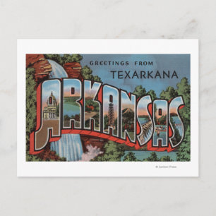Texarkana, Arkansas (Wasserfallszene) Postkarte