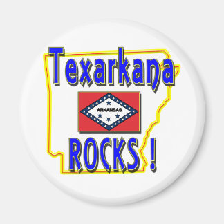 Texarkana Rocks ! (Blau) Magnet