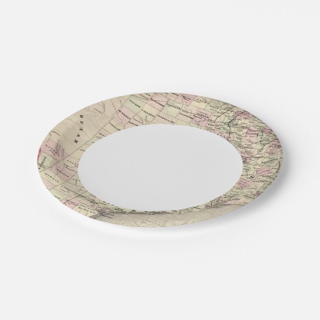 Texas 12 pappteller (Schrägansicht)