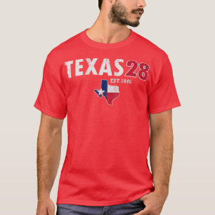 Texas 28. Staat 1845 Vintag Texan T-Shirt